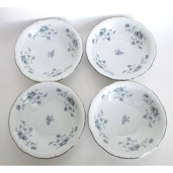 4 Johann Haviland Blue Garland Fruit Dessert Bowls Replacement Dinnerware - Picture 2 of 6